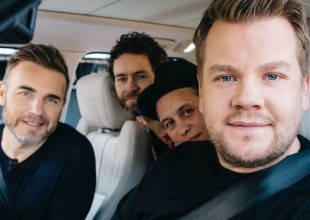 Robbie y Jason, fuera del Carpool Karaoke de Take That