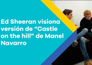 Ed Sheeran: “Manel Navarro tiene una gran voz, realmente es muy talentoso”