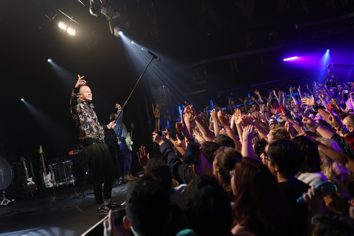 Los grandes momentazos del concierto de Imagine Dragons, foto a foto