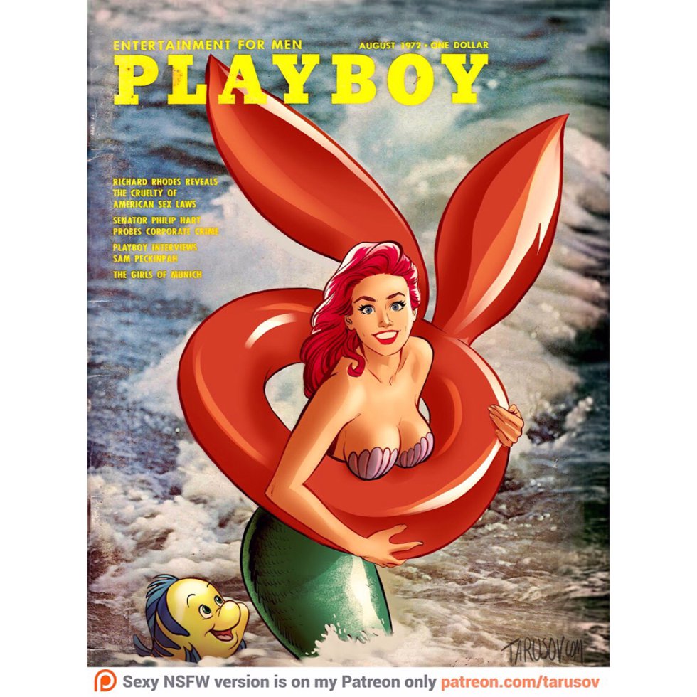 ¿Alguna vez has imaginado la Playboy con una princesa Disney en su portada?