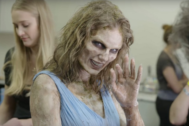 ¿Cómo se transformó Taylor Swift en zombie?