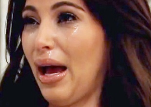 La extraña cara de Kim Kardashian llorando ya tiene explicación