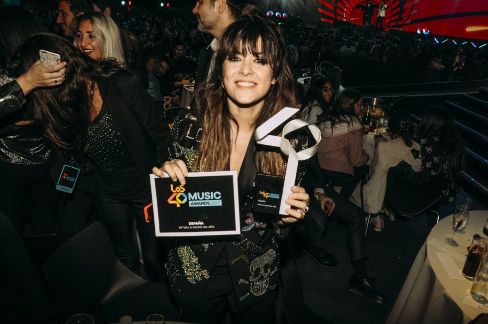 Estas fotos reflejan la alegría de todos los premiados de LOS40 Music Awards