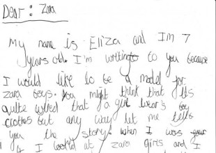Zara contesta a la niña que se volvió viral tras pedir ser modelo del catálogo de chicos
