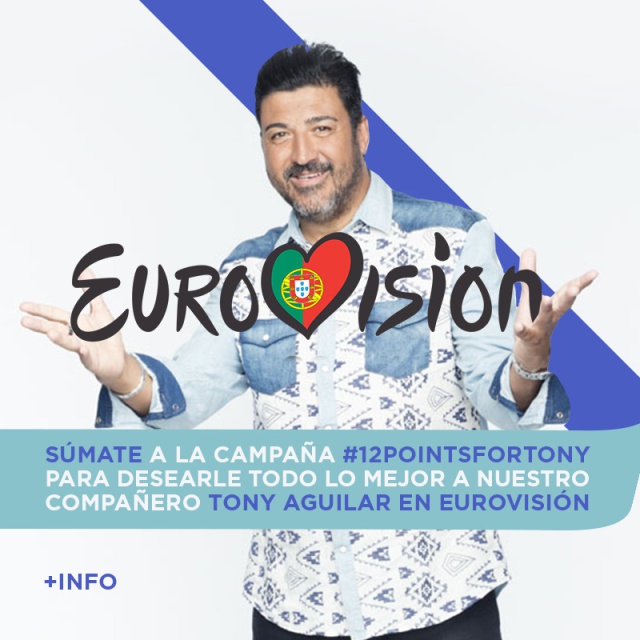 Súmate a la campaña de apoyo a Tony Aguilar en Eurovisión