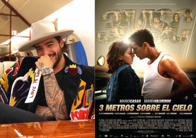 Maluma es muy fan de Tres Metros Sobre El Cielo