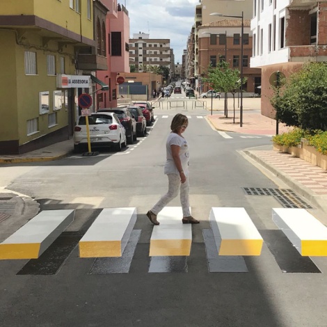 Estas son las dos primeras ciudades españolas con pasos de cebra 3D