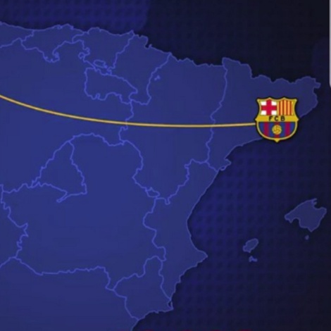 El Celta vacila al Barça en Twitter por su error en este mapa