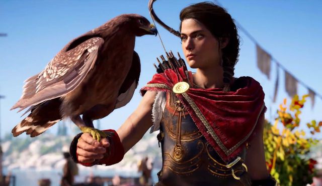 Ubisoft celebra el lanzamiento de ‘Odyssey’ con sus propias ‘espartanas’