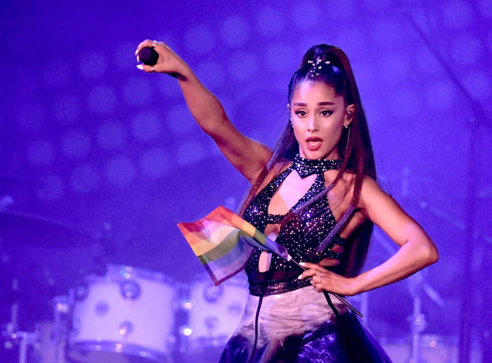 Ariana Grande. Right there