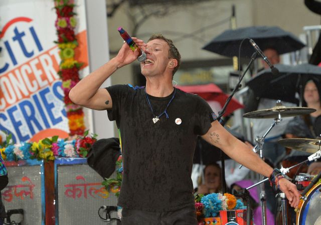Chris Martin, el cantante de Coldplay