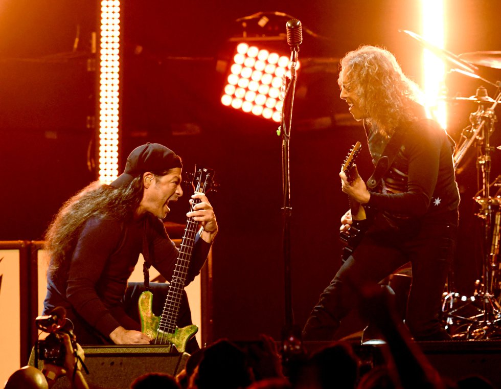 Robert Trujillo y Kirk Hammett