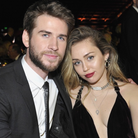Miley Cyrus y Liam Hemsworth, su primera aparición como recién casados