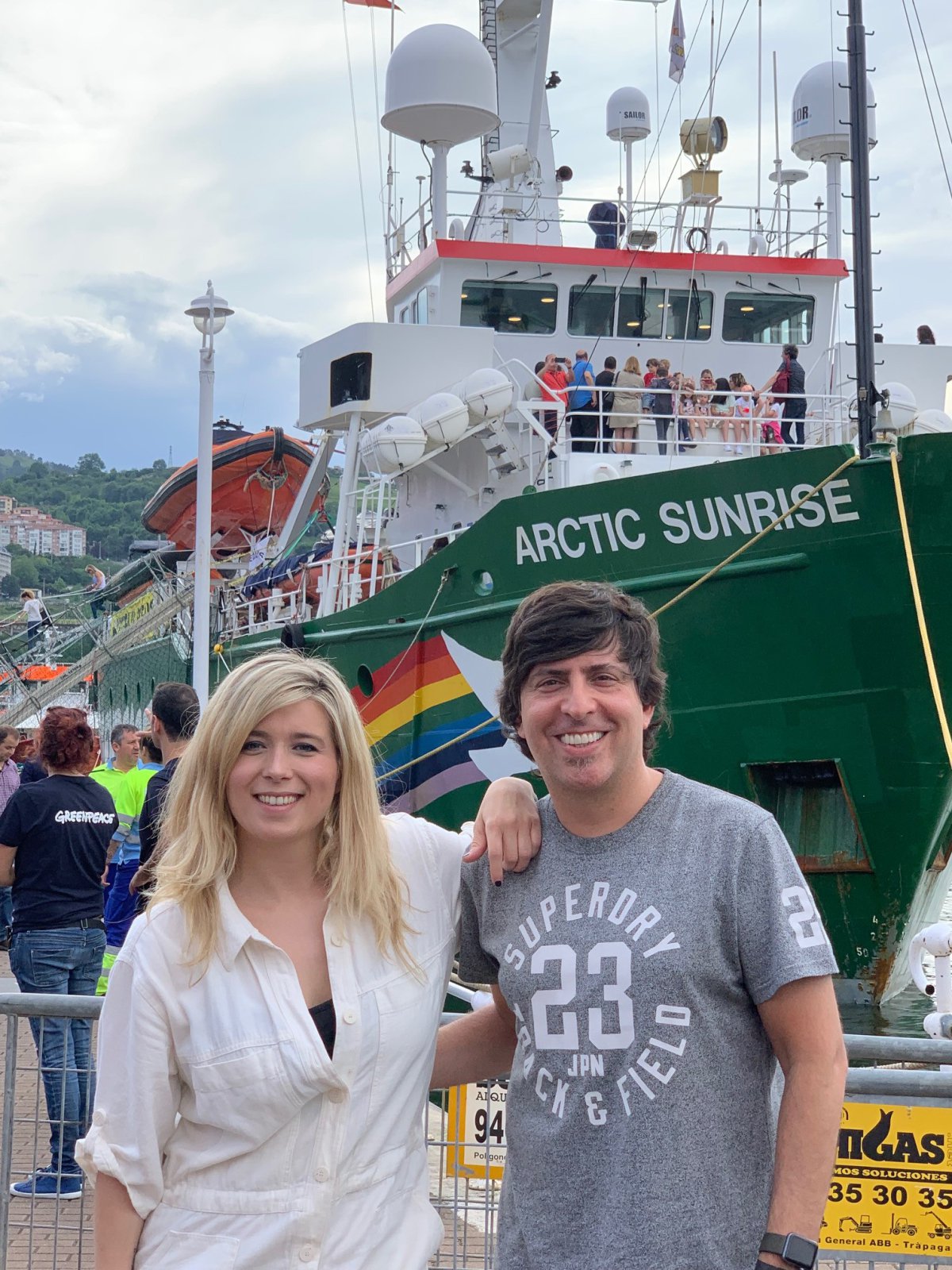 Así fue la experiencia del equipo de Anda Ya en el barco Arctic Sunrise de Greenpeace
