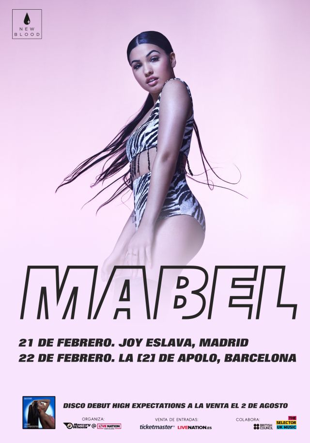 Mabel, por primera vez en concierto en España