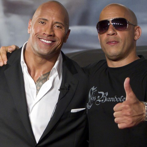 Vin Diesel y Dwayne Johnson: Dos duros muy blandos en el cumpleaños de Paul Walker