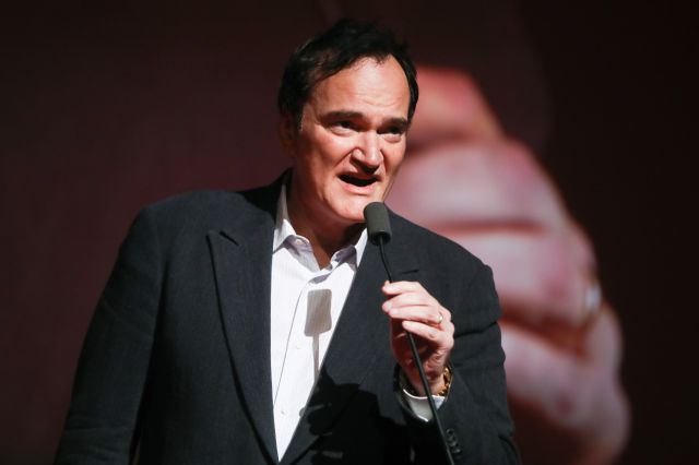 Quentin Tarantino en un festival de cine de Torun