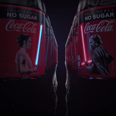 Coca-Cola tiene etiquetas OLED para Star Wars