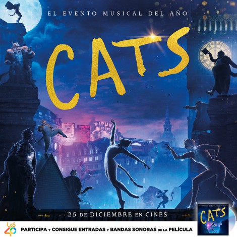 ¿Quieres conseguir la banda sonora de ‘Cats’ y entradas dobles para la película?
