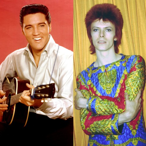 Elvis y Bowie, dos estrellas conectadas