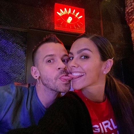Cristina Pedroche felicita el cumple a Dabiz Muñoz con un beso de película