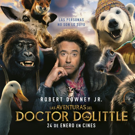 Llega a los cines ‘Las aventuras del Doctor Dolittle’, la nueva película de Robert Downey Jr.
