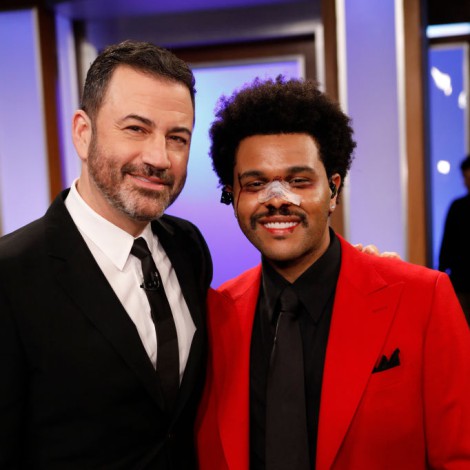 The Weeknd muestra su lado psicópata al salir del show de Jimmy Kimmel