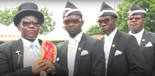 Ghana funerales meme