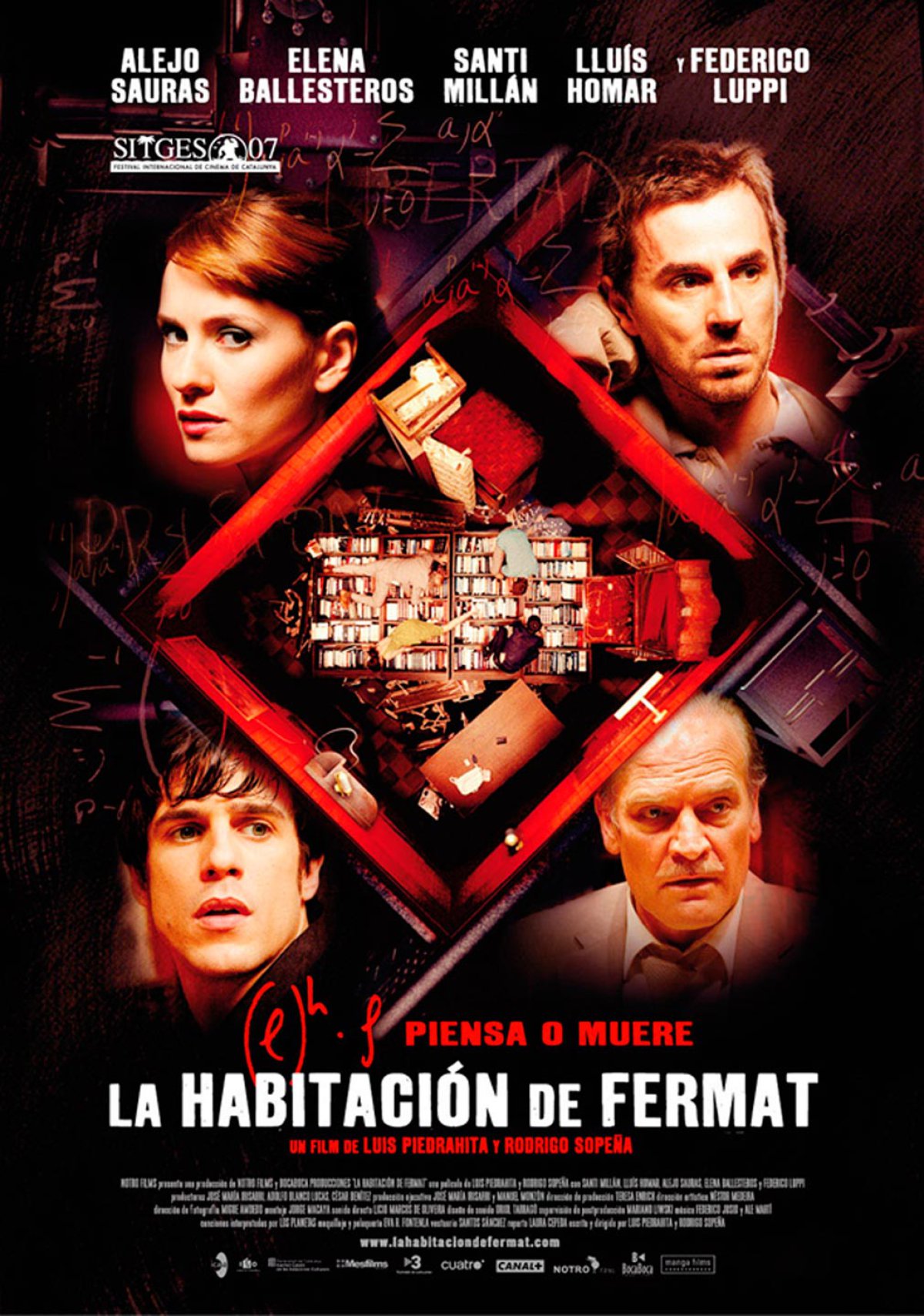 La habitación de Fermat (2007), Luis Piedrahita, Rodrigo Sopeña
