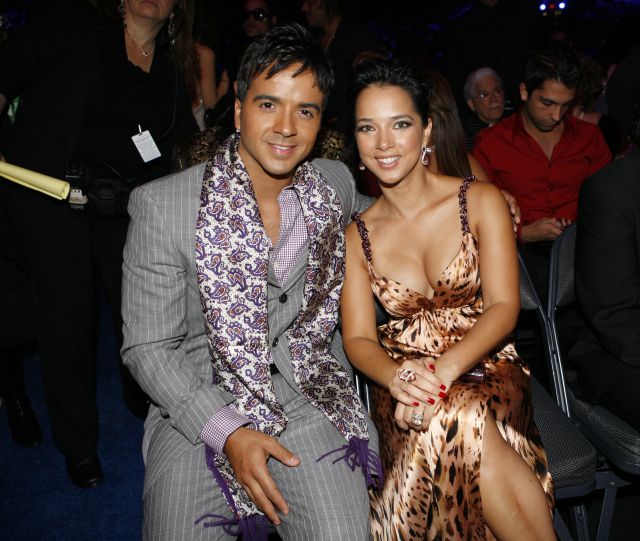 Luis Fonsi y Adari López en los Grammy Latinos de 2006. 