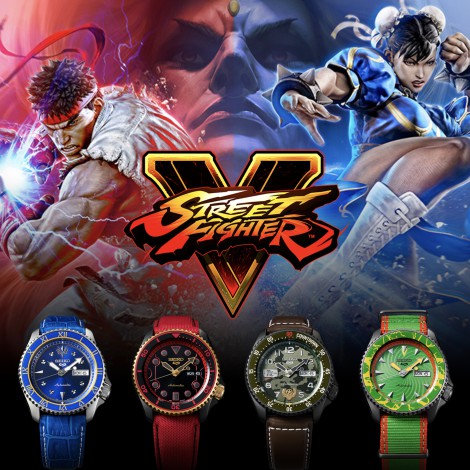 Elige tu reloj de 400 euros de Street Fighter o compra los seis.