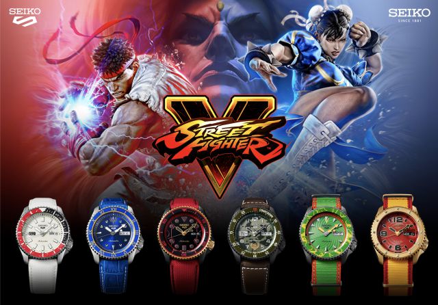 Elige tu reloj de 400 euros de Street Fighter o compra los seis.