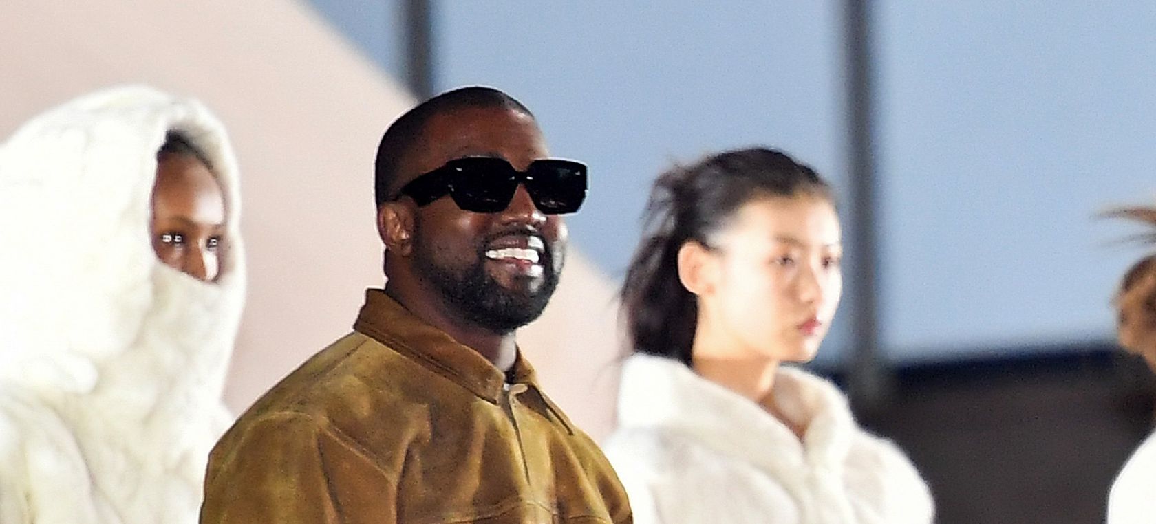 Kanye West en el Yeezy Season 8 de la Paris Fashion Week