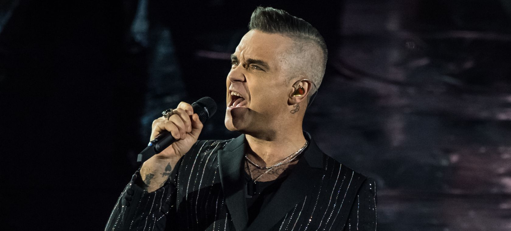 Robbie Williams en la Final de X Factor 2019