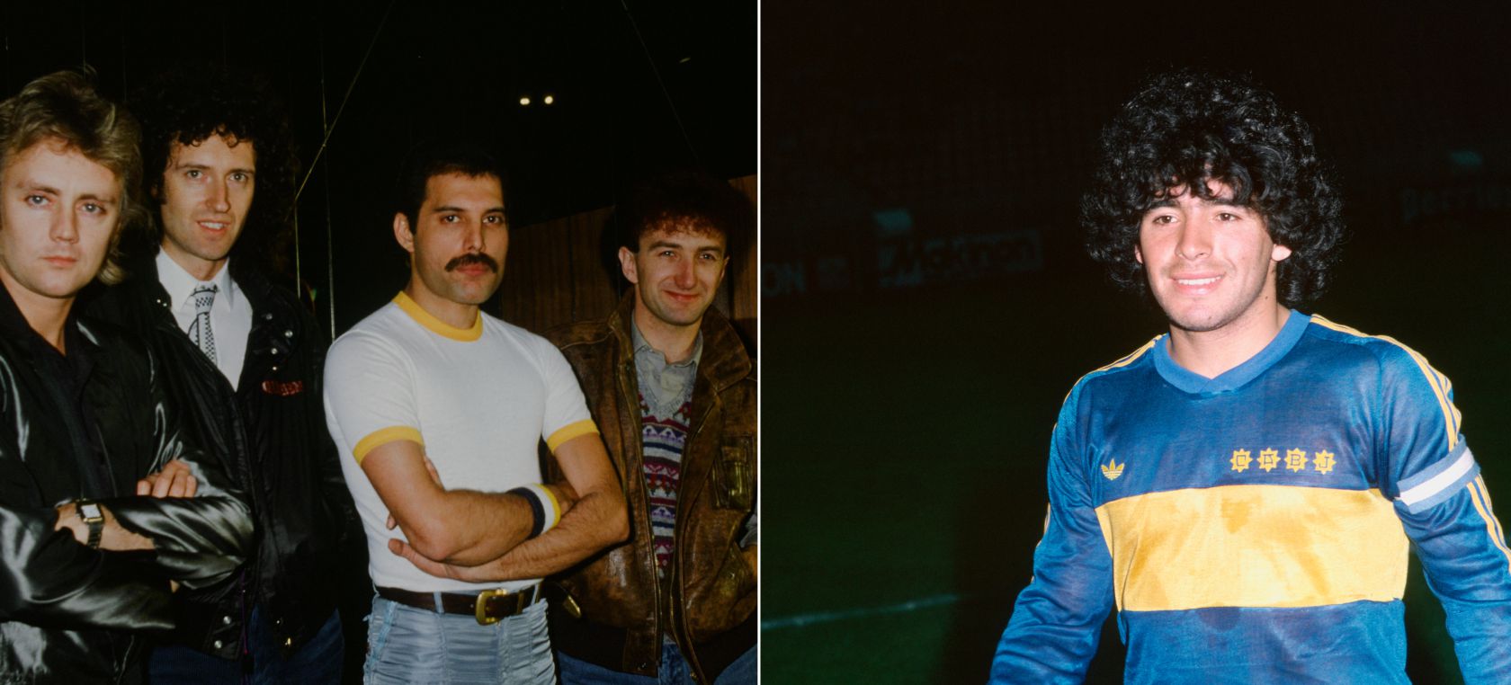 La historia de la foto de Maradona con Freddie Mercury y Queen