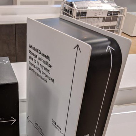 IKEA crea moldes de PS5 y Series X para que sepas si caben en tu salón