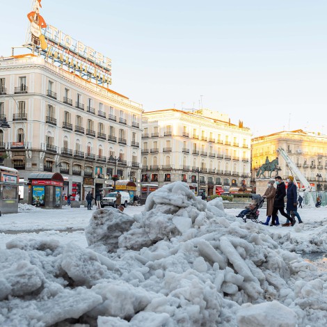 Mapa actualizado de la nieve en Madrid: las calles y carreteras que están limpias en la capital