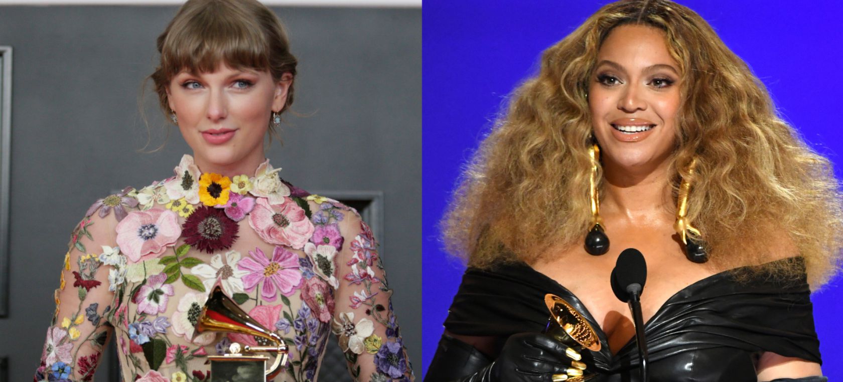 Taylor Swift y Beyoncé en los Premios Grammy 2021