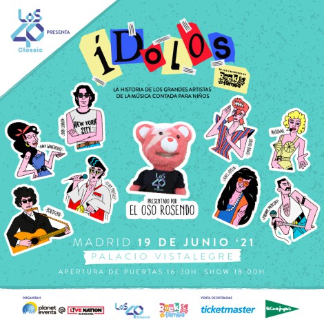 LOS40 Classic y Rock en Familia presentan ‘Ídolos’, el espectáculo en Madrid