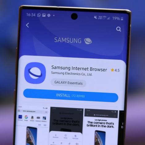 Samsung mejora su navegador de Internet