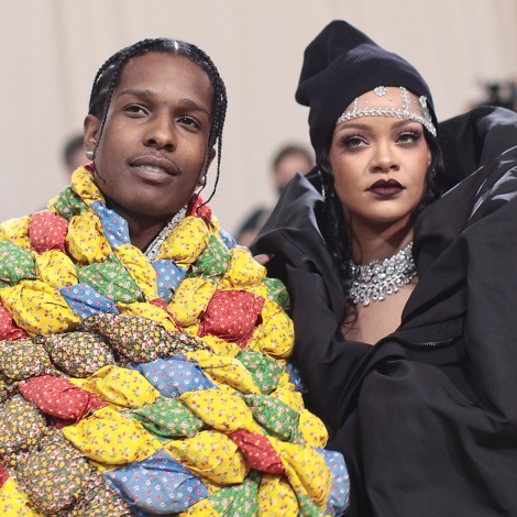 Rihanna y A$AP Rocky protagonizan un momento de lo más adorable en la alfombra de la MET Gala