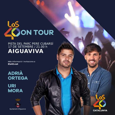ELS40 On Tour fan parada a Aiguaviva aquest 17 de setembre
