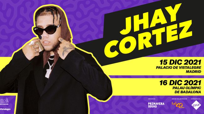 Jhay Cortez, en concierto en Madrid y Barcelona ¡este 2021!