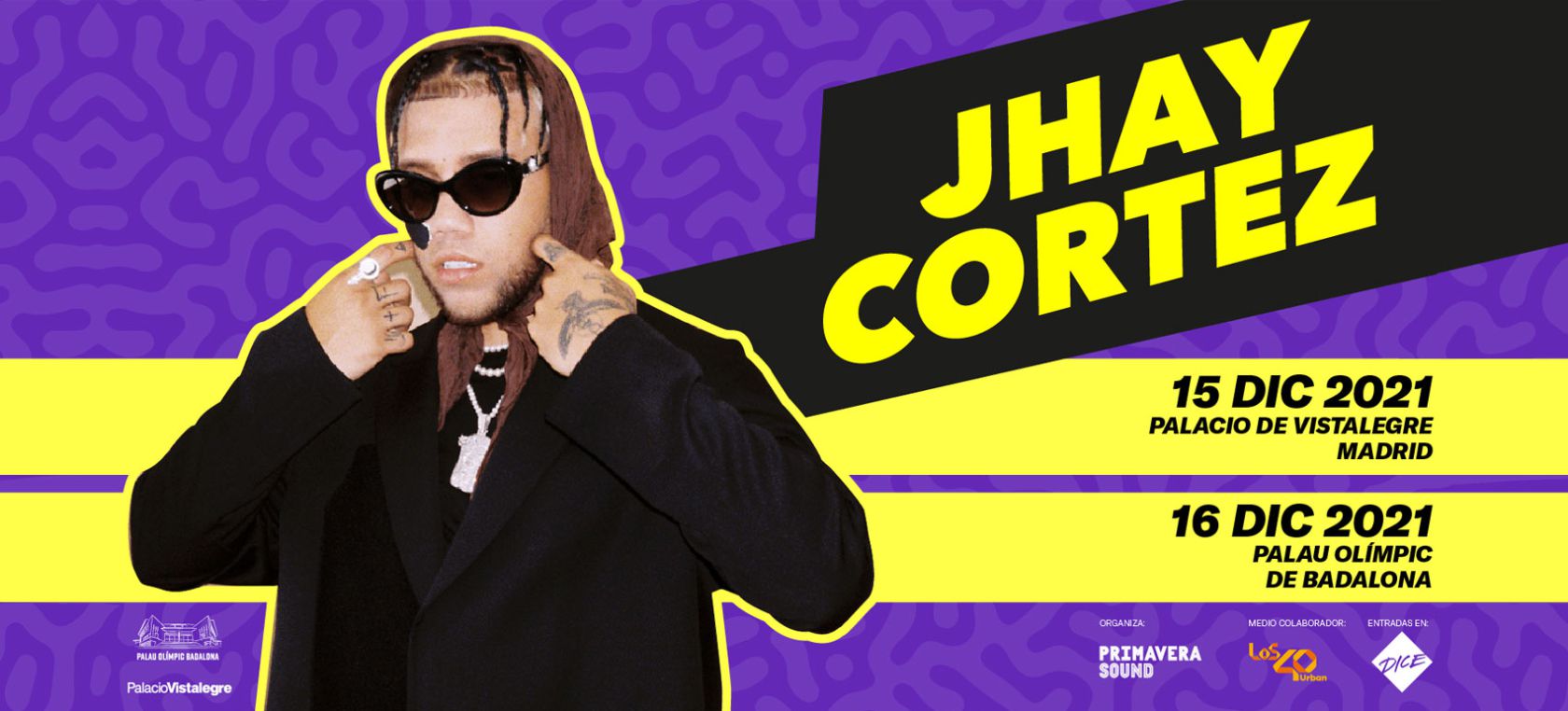 Jhay Cortez, en concierto en Madrid y Barcelona ¡este 2021!