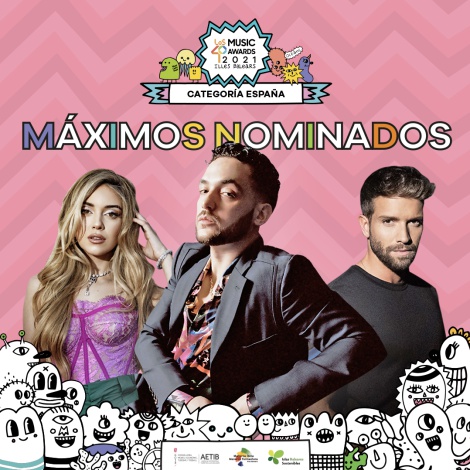 Lista de los nominados a LOS40 Music Awards 2021 Illes Balears: de C. Tangana a Rauw Alejandro