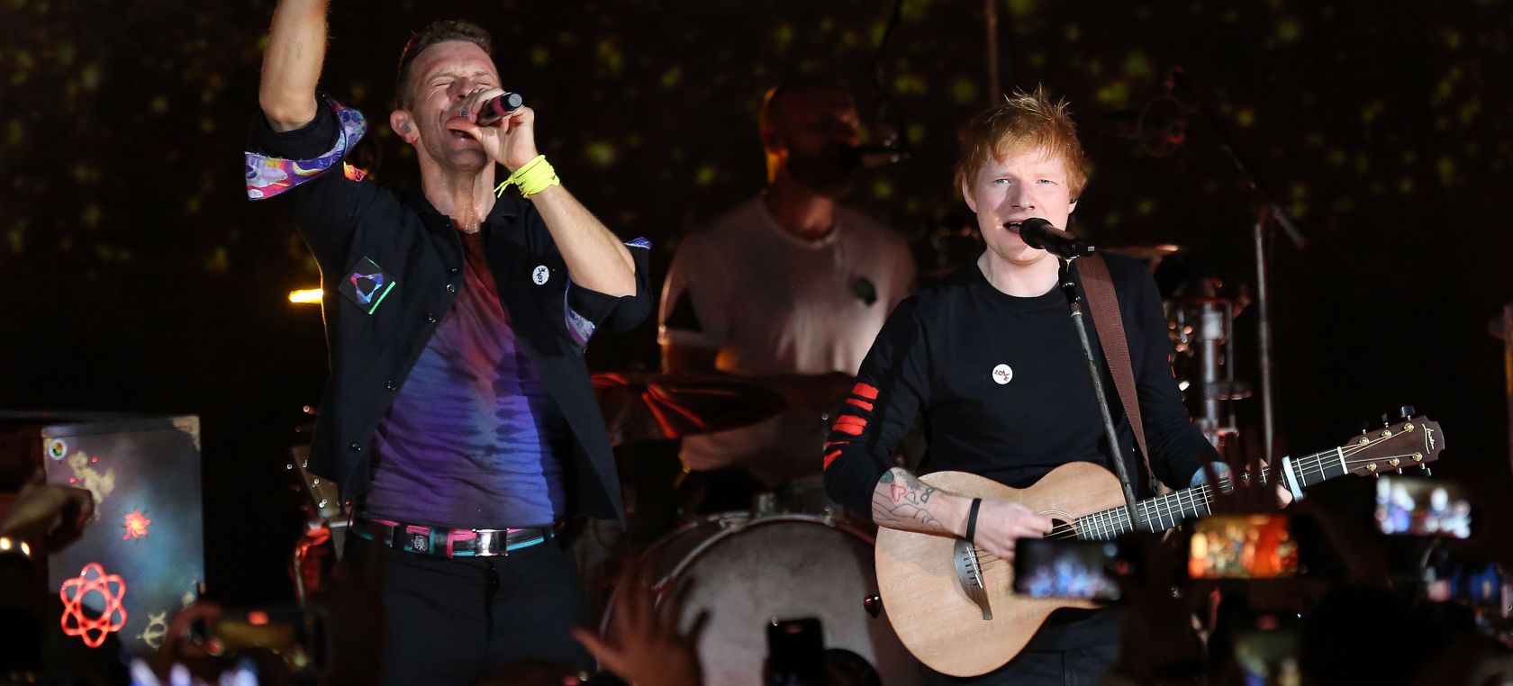 Coldplay y Ed Sheeran