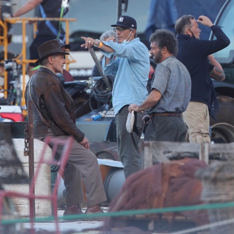 Antonio Banderas, Phoebe Waller-Bridge y Harrison Ford, cazados en el set de ‘Indiana Jones 5’
