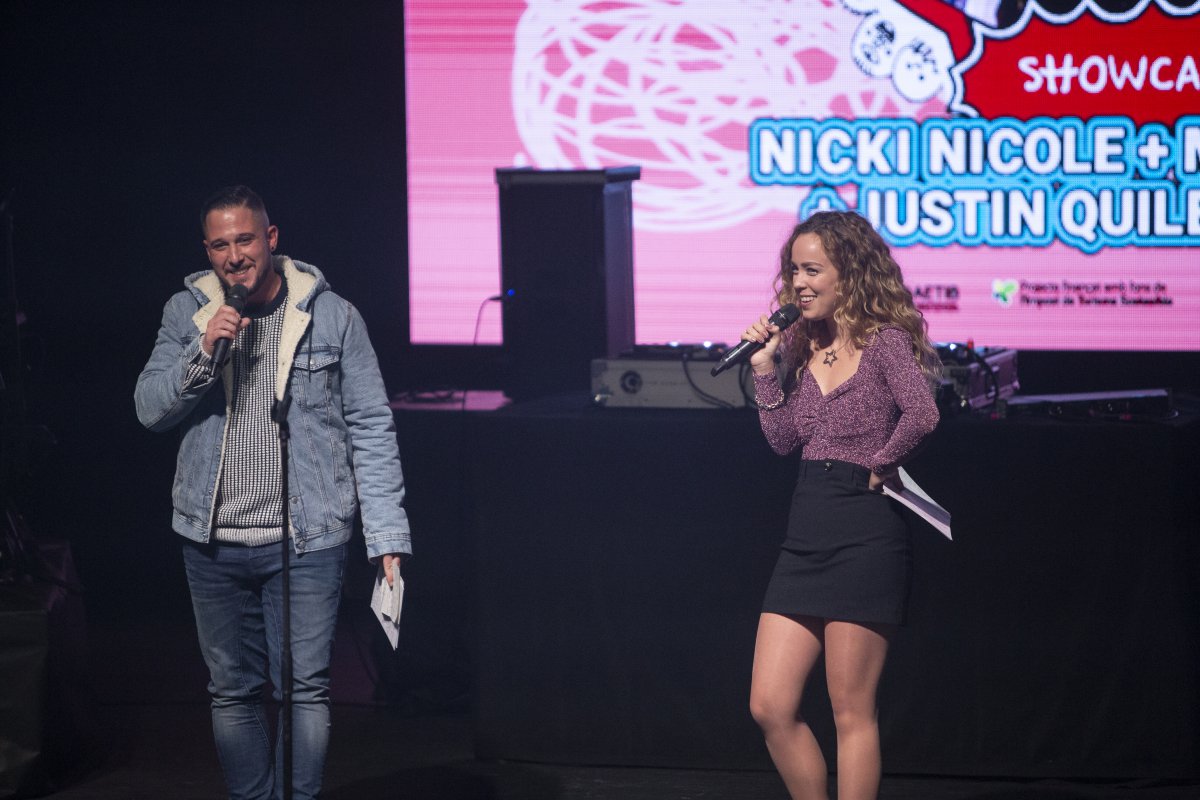 Las mejores imágenes de Justin Quiles, Nicki Nicole, Pole y Marc Seguí en el showcase LOS40 URBAN