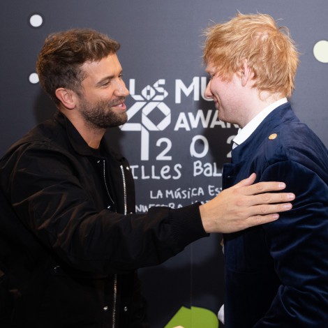 El encuentro Pablo Alborán y Ed Sheeran en LOS40 MUSIC AWARDS 2021 que nadie vio