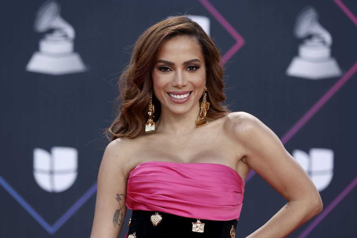 Anitta, en la alfombra de los Premios Grammy Latinos 2021